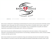 Tablet Screenshot of barkavenue.org